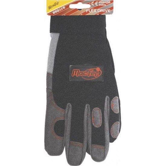 Luva prot. sint. t/ chefe MacFer Flex Drive 10" XL  ref 017.0072 MACFER