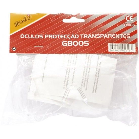 Óculos prot. MacFer QB1213 trans. refª 017.0018 MACFER Óculos prot. MacFer QB1213 trans. refª 017.0018 MACFER