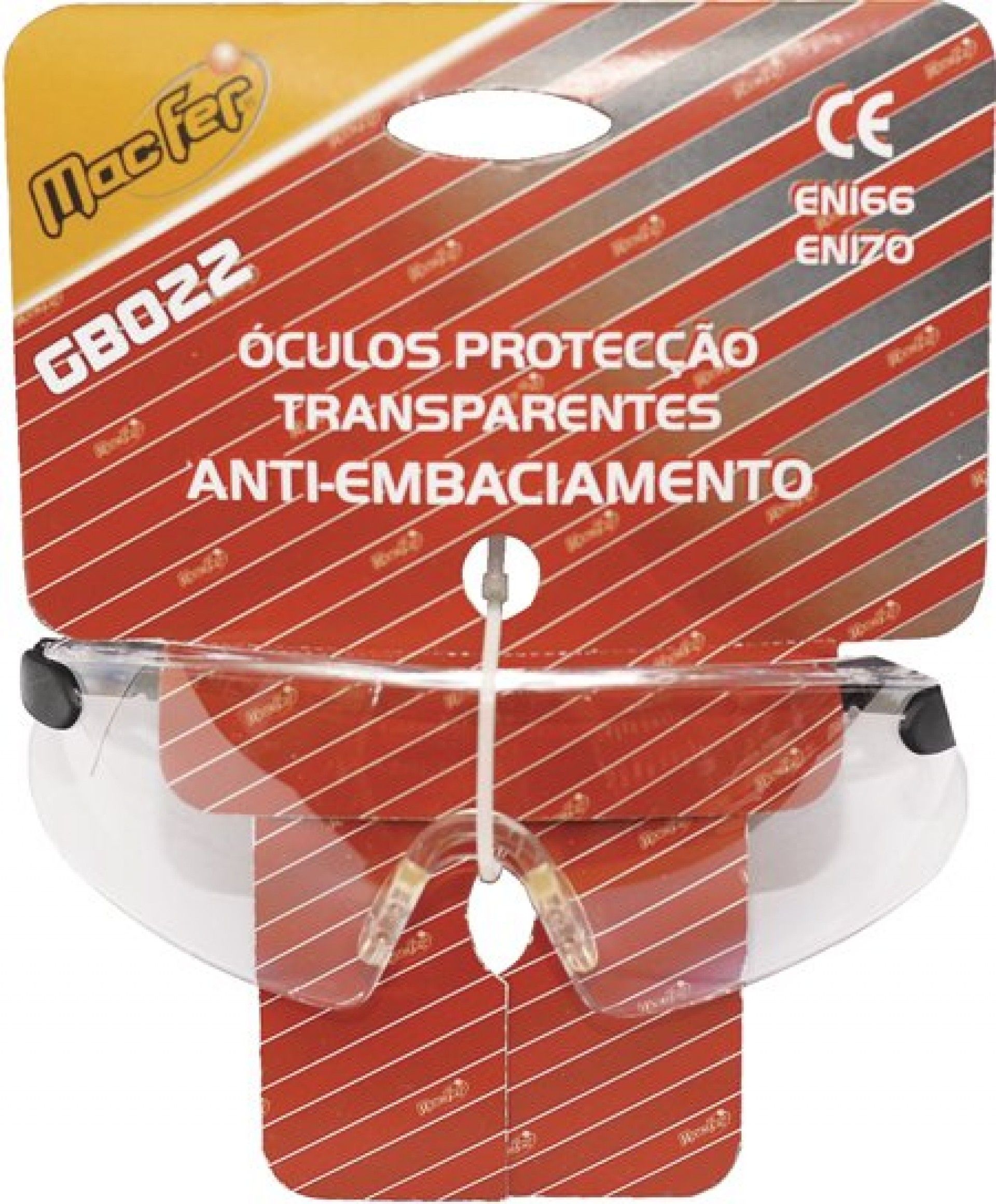 Óculos prot. anti-emb. MacFer GB022-AE trans. refª 017.0021 MACFER