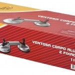 Ventosa corpo alumnio 2 fixadores MacFer VA-2115mm ref 017.0012 MACFER