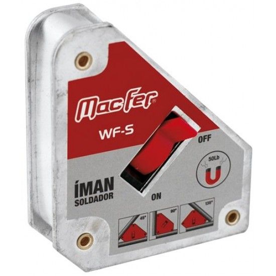 Íman soldador c/ vários ângulos MacFer WF-S 25kg (on/ off) refª 016.0100 MACFER Íman soldador c/ vários ângulos MacFer WF-S 25kg (on/ off) refª 016.0100 MACFER