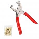 Alicate cravar ilhs c/ilhozes 140mm ref 016.0136 Macfer