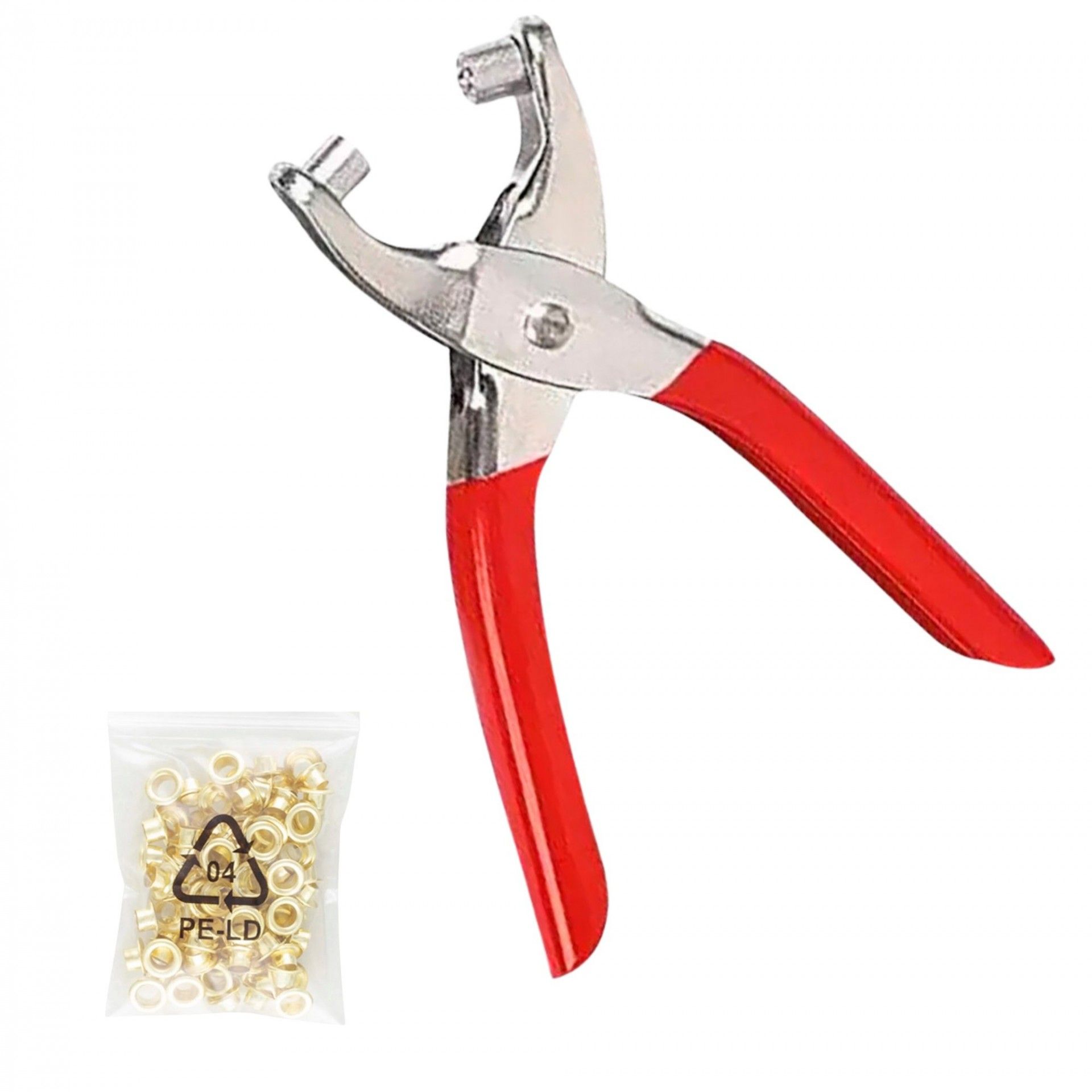 Alicate cravar ilhós c/ilhozes 140mm refª 016.0136 Macfer