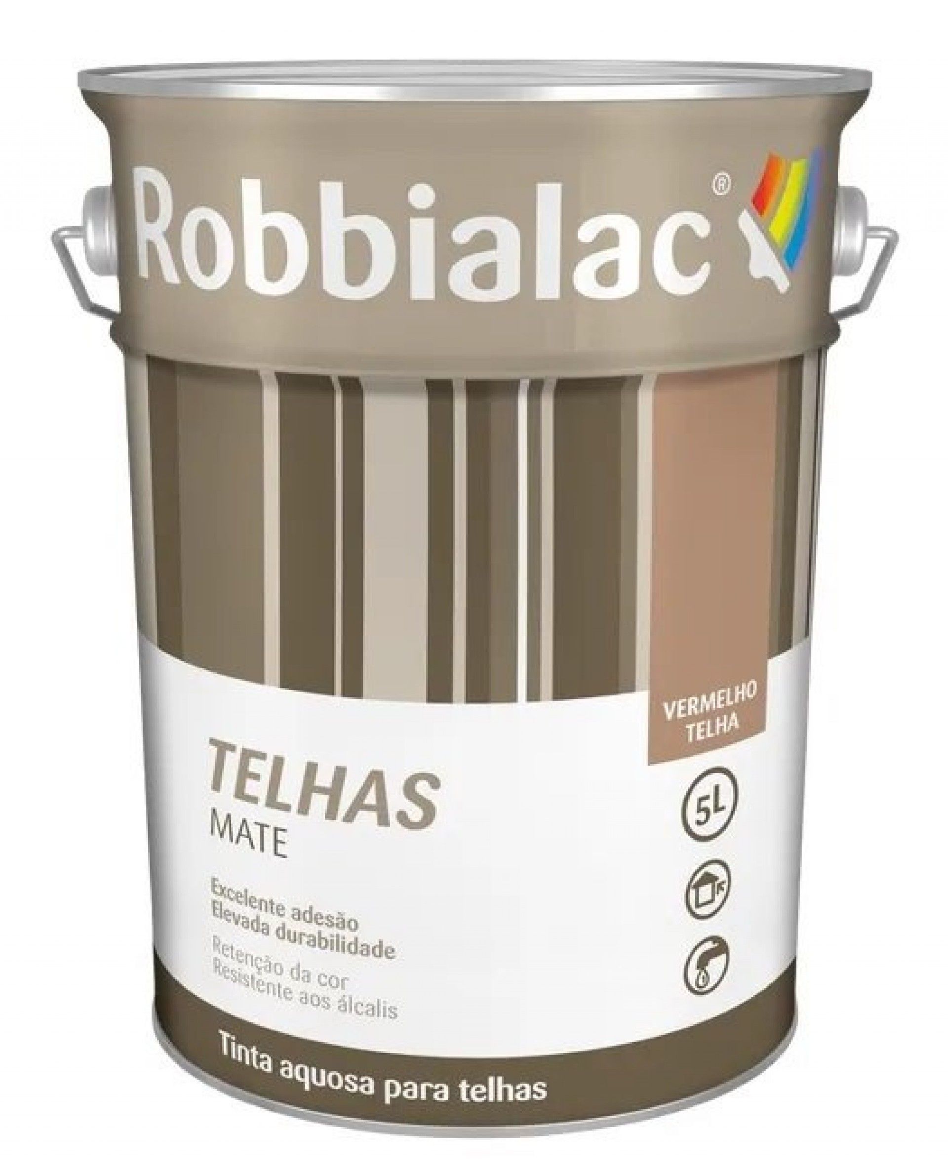 Tinta Telhas Barro fosco 5L refª 016-7404 Robbialac