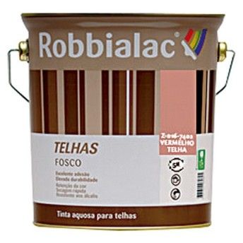 Tinta Vermelho Telhas fosco 5L ref 016-7402 Robbialac