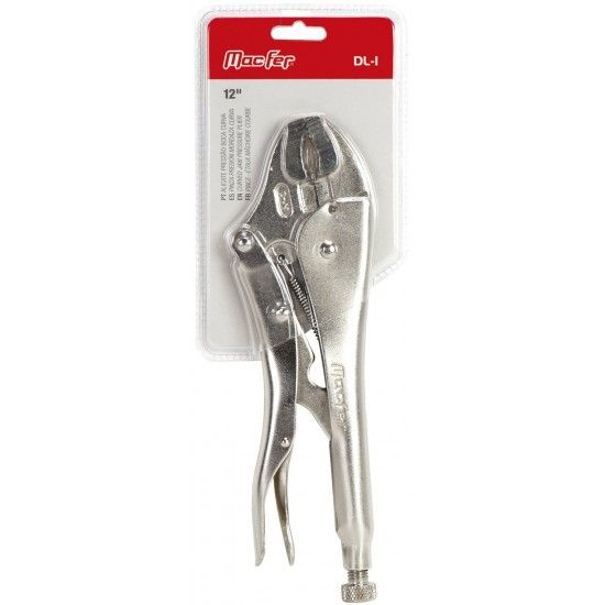 Alicate press�o boca curva MacFer DL-I 10" ref� 016.0002 MACFER