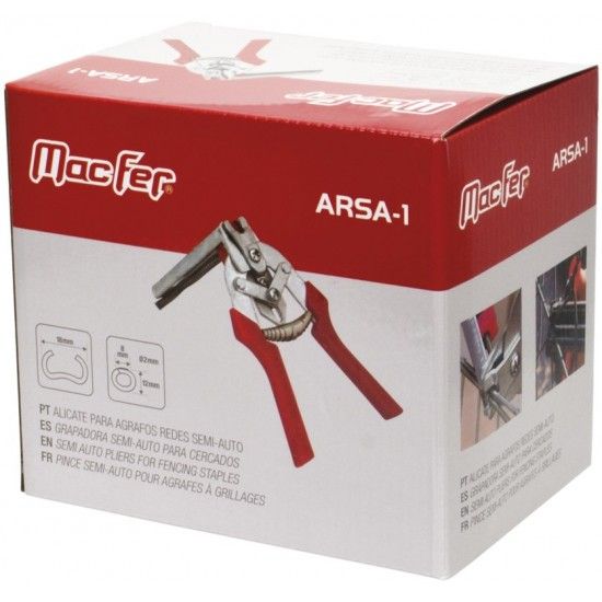 Alicate p/ agrafos redes semi-auto MacFer ARSA-1 ref 015.0077 MACFER