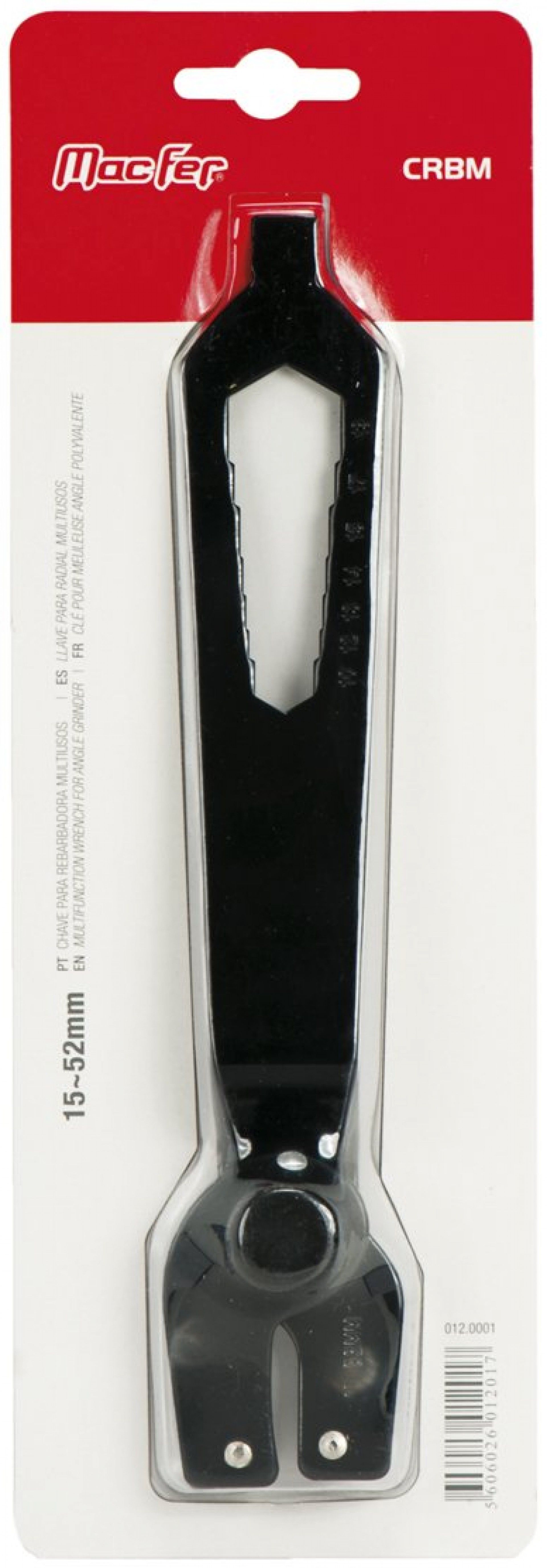 Ch. p/ rebarbadora multiusos MacFer CRBM 15~52mm refª 012.0001 MACFER