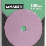 Disco Abrasivo, Afiador de Corrente, 145mm, 3.2x22mm refª 01011 MADER Disco Abrasivo, Afiador de Corrente, 145mm, 3.2x22mm refª 01011 MADER