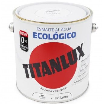 Esmalte ecolgico  base de gua brilhante branco 4L ref 00T056604 TITAN