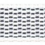 Fita p/ estore nylon  FEN-BP-BL 20mm 6m branca/ preta  ref 009.0161 MACFER
