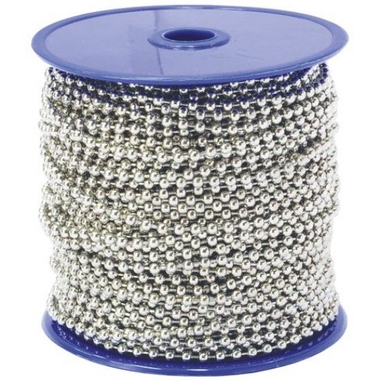Corrente bolinhas lato niq.  CB 3,2mm 50m ref 009.0036 MACFER