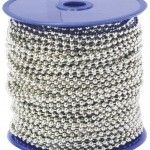 Corrente bolinhas latão niq. CB 3,2mm 50m refª 009.0036 MACFER Corrente bolinhas latão niq. CB 3,2mm 50m refª 009.0036 MACFER