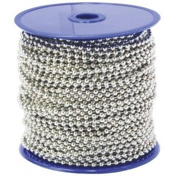 Corrente bolinhas lato niq.  CB 3,2mm 50m ref 009.0036 MACFER