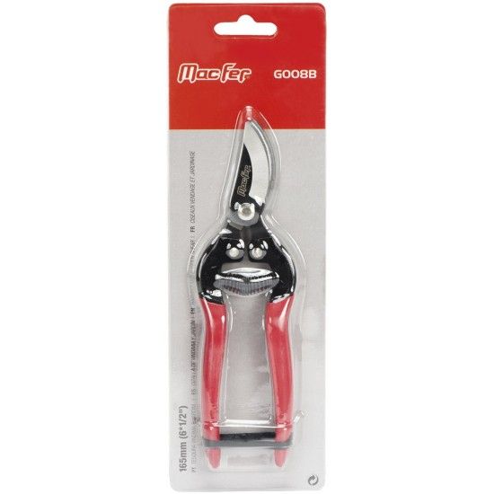 Tesoura vindima e jardim MacFer G008B 165mm (6*1/2") refª 008.0036 MACFER Tesoura vindima e jardim MacFer G008B 165mm (6*1/2") refª 008.0036 MACFER