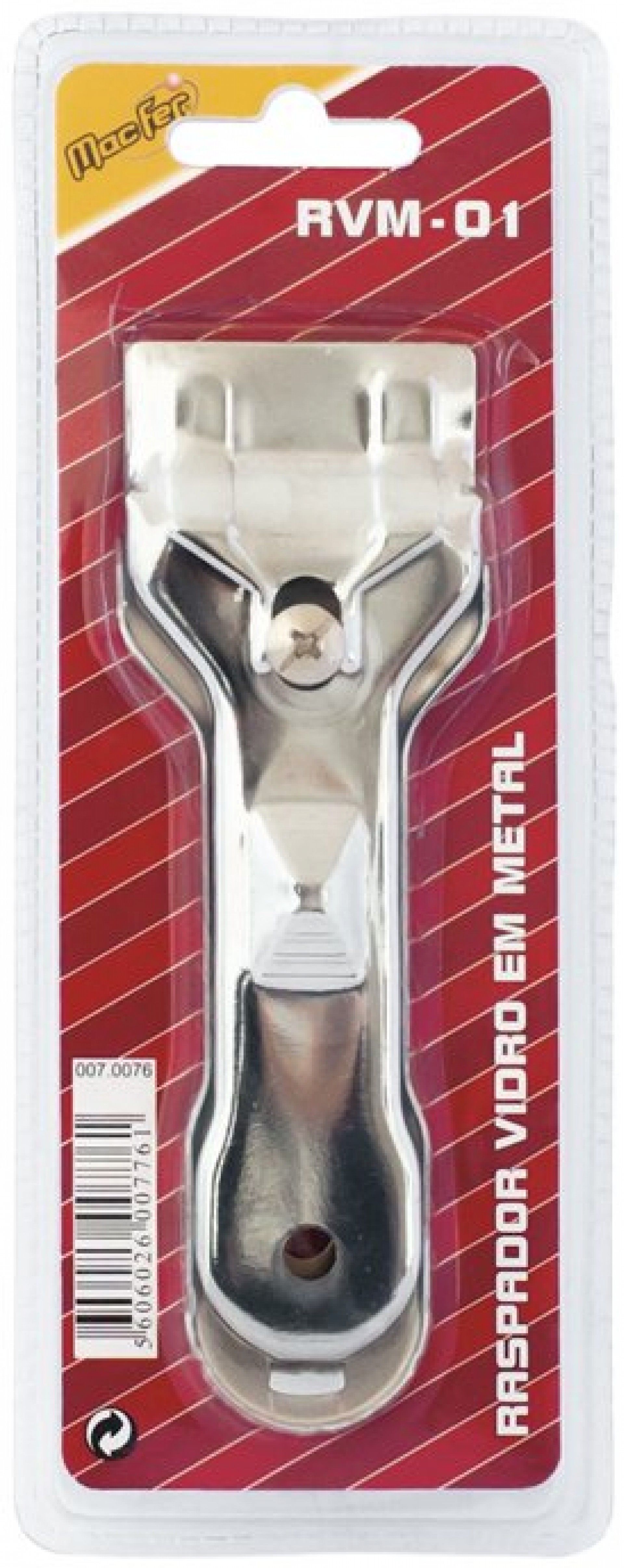 Raspador vidros metálico MacFer RVM-01 refª 007.0076 MACFER