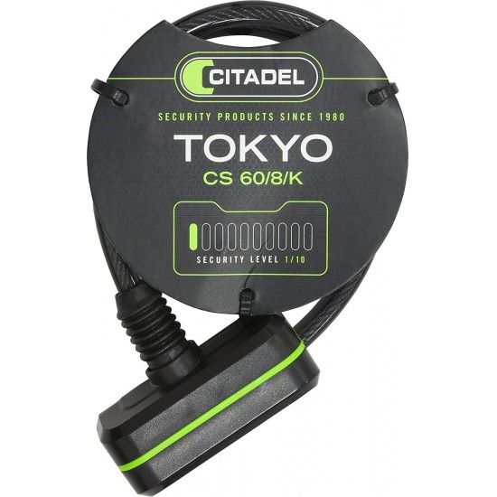 CADEADO C/ CABO A�O 80cm CS 80/10/K/B REF 73058 ABUS