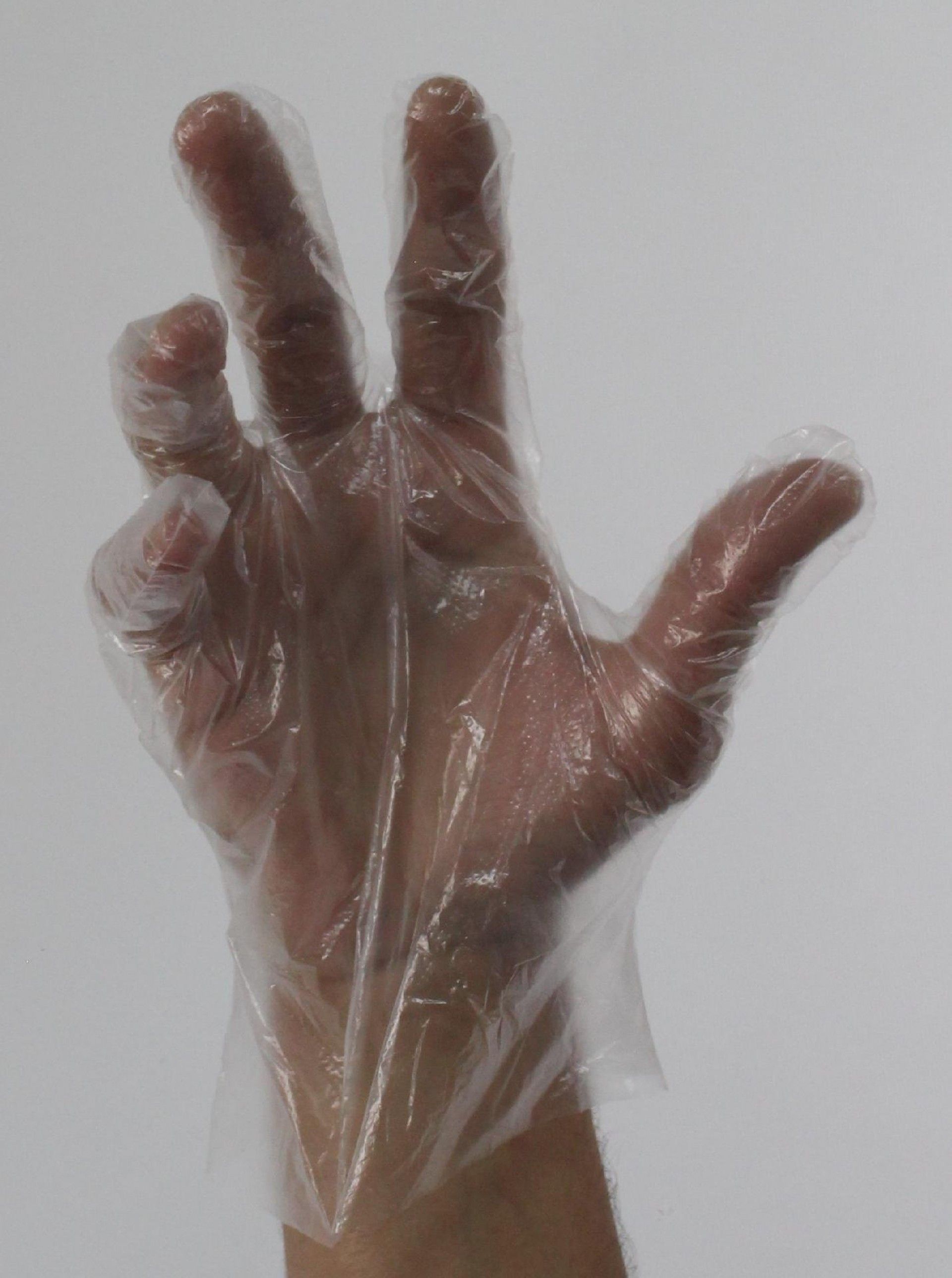 Luvas Descartáveis, Plástico, 100Un refª 00127 MADER