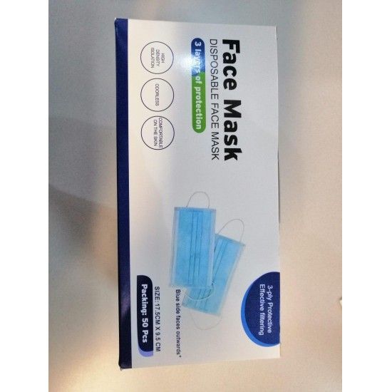 Máscara Tripla Camada, 50Un refª 00114 MADER Máscara Tripla Camada, 50Un refª 00114 MADER