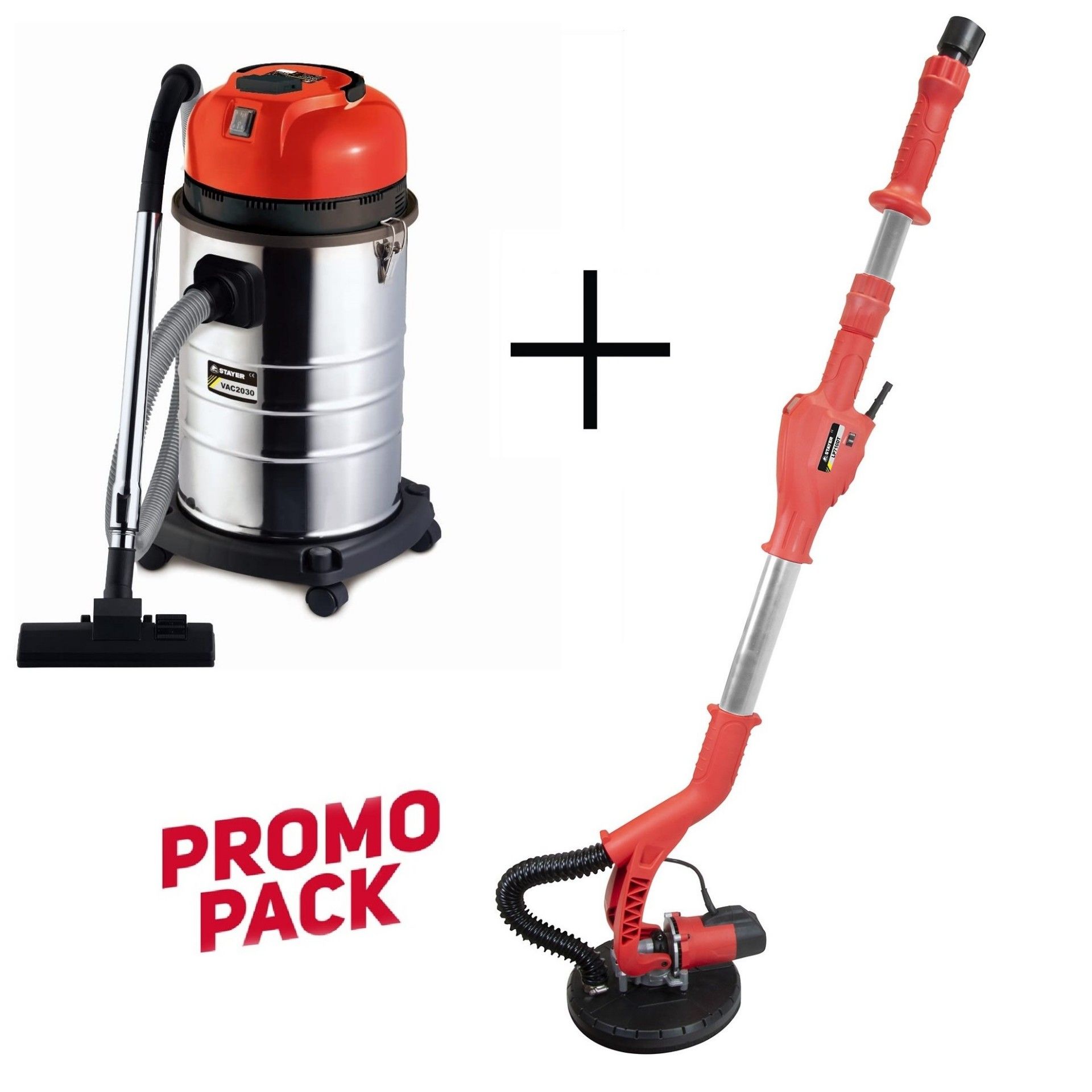 Lixadora LP 710 DT + Aspirador VAC 2030 Ref 1.2942 STAYER