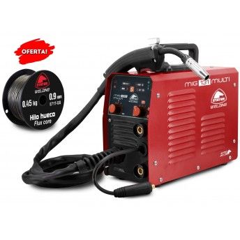 Mquina soldar MIG 131F + bobine fio 0.45Kg 0.9mm Ref 1.2895 STAYER