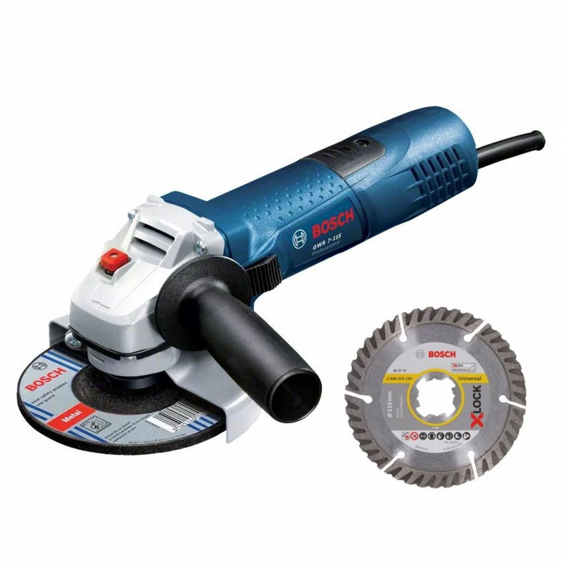 Rebarbadora 115mm GWS 7-115 + disco diamantado refª 0615A50041 Bosch