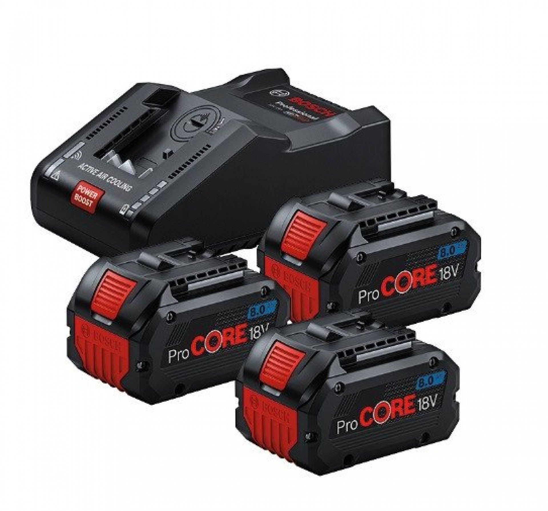 Starterkit 3 x ProCore 18V 8.0Ah + GAL 18V-160 refª 0615A5004Y BOSCH