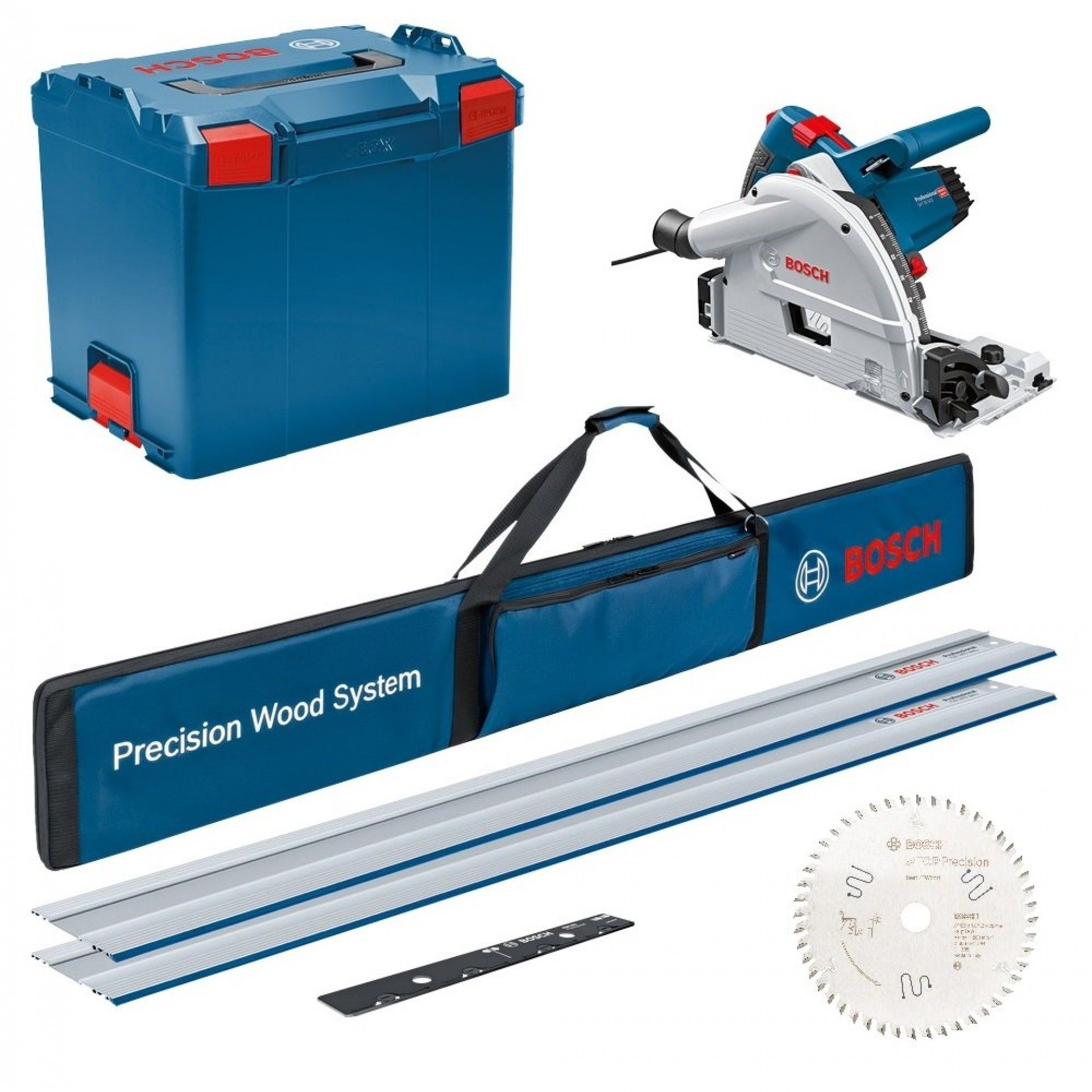 Serra de imersão GKT 55 GCE + Guias FSN 1400 refª 0615990M9B BOSCH