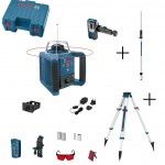 Kit nivel GRL 300 HV + comando RC1 suporte WM4 recetor LR1 + Tripé BT 170 HD + régua GR 240 refª 061 Kit nivel GRL 300 HV + comando RC1 suporte WM4 recetor LR1 + Tripé BT 170 HD + régua GR 240 refª 061