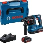 Martelo GBH 18V-22 + 2x4.0Ah + Carregador + L-BOXX 136 ref 0611924002 BOSCH