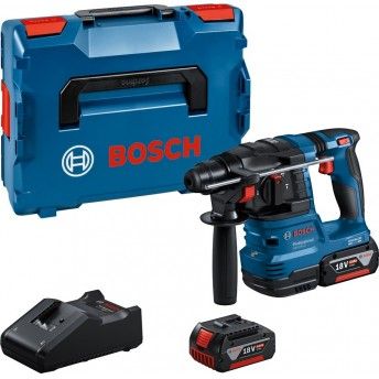 Martelo GBH 18V-22 + 2x4.0Ah + Carregador + L-BOXX 136 ref 0611924002 BOSCH