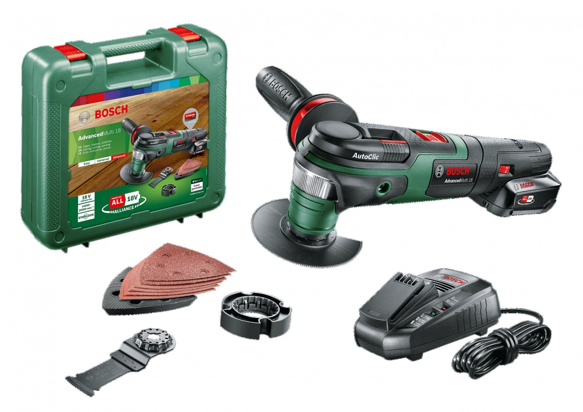Ferramenta multifunções sem fio AdvancedMulti 18 refª 0603104001 BOSCH