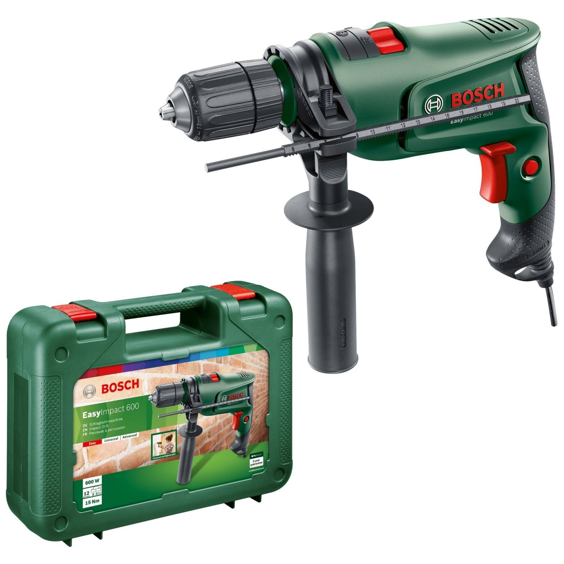 Berbequim EasyImpact 600 refª 0603133000 BOSCH