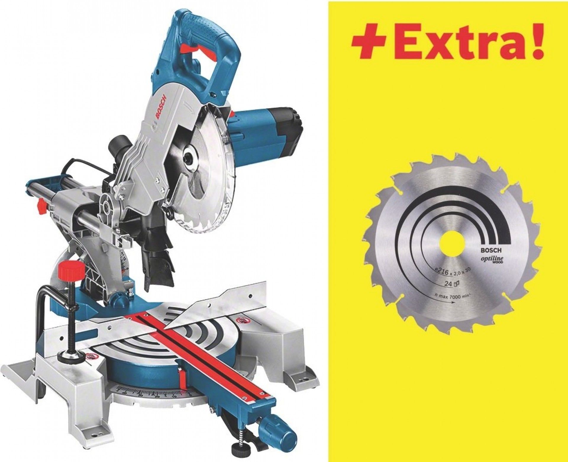 Serra de esquadria Bosch GCM 80 SJ c/2 discos 0601B19001