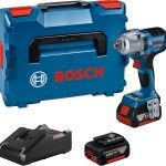 Aparafusadora impacto Bosch ½ GDS 18V-450 HC + 2 baterias 5.0Ah + carregador e mala 06019K4003 Aparafusadora impacto Bosch ½ GDS 18V-450 HC + 2 baterias 5.0Ah + carregador e mala 06019K4003