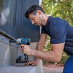 Aparafusadora impacto Bosch  GDS 18V-450 HC + 2 baterias 5.0Ah + carregador e mala 06019K4003