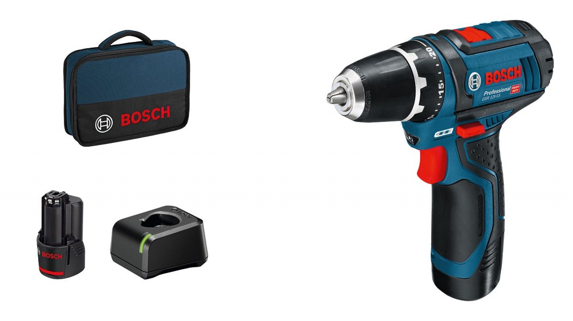 Aparafusadora sem fio GSR 12V-15 refª 060186810F BOSCH