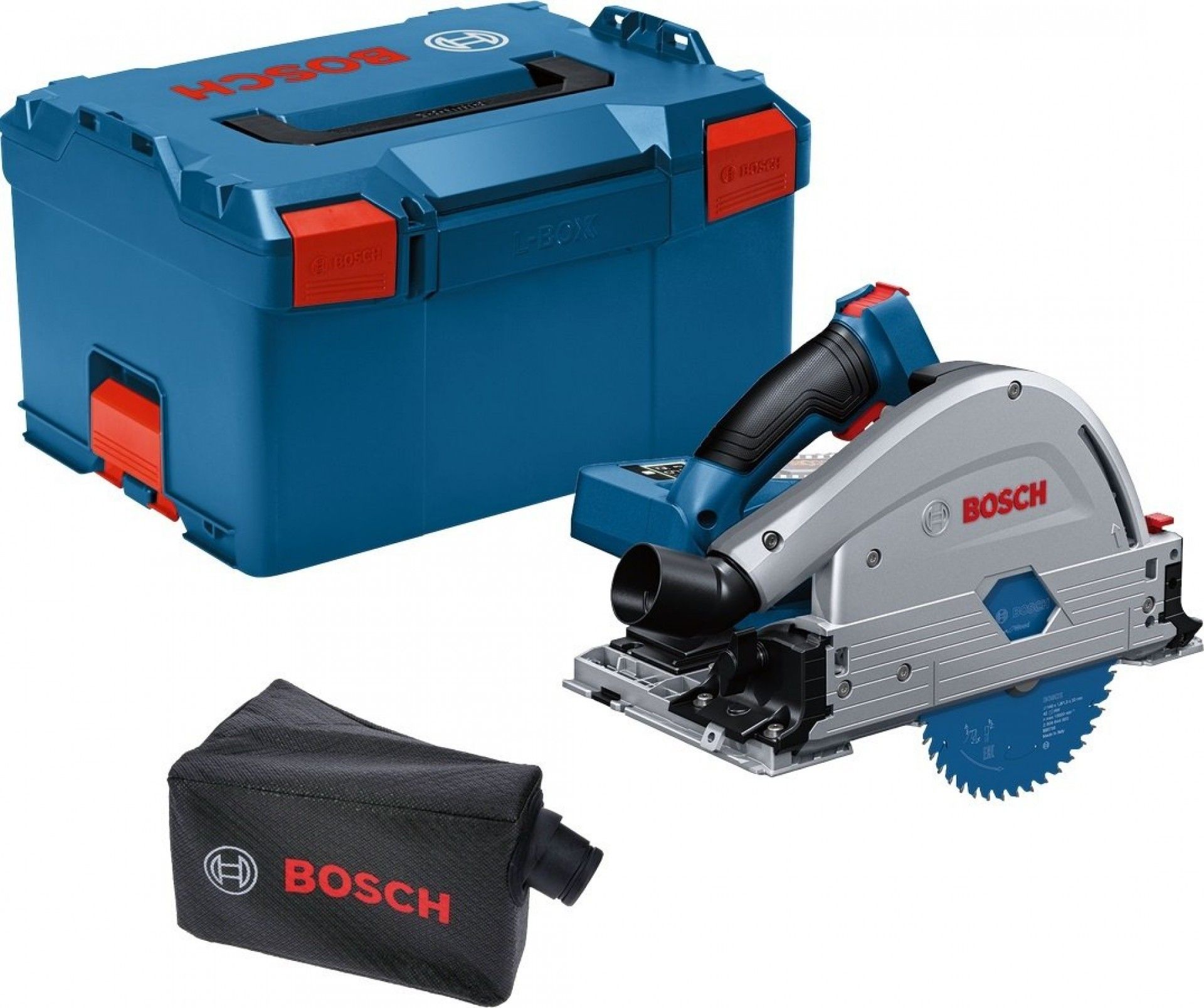 Serra circular Brushless GKT 18V-52 GC + L-BOXX refª 06016B4000 Bosch