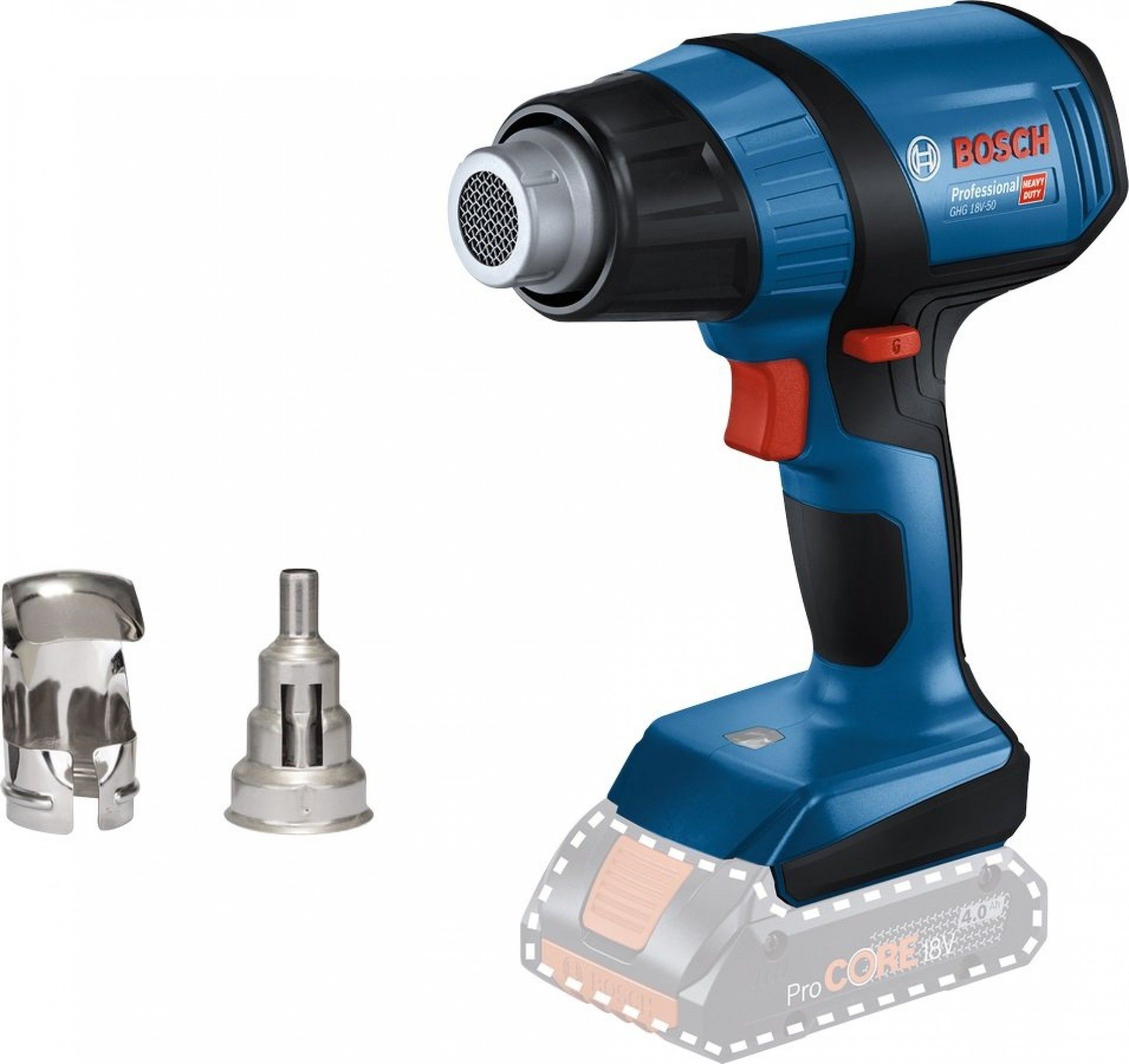 Soprador de ar quente sem fio GHG 18V-50 Professional refª 06012A6500 BOSCH