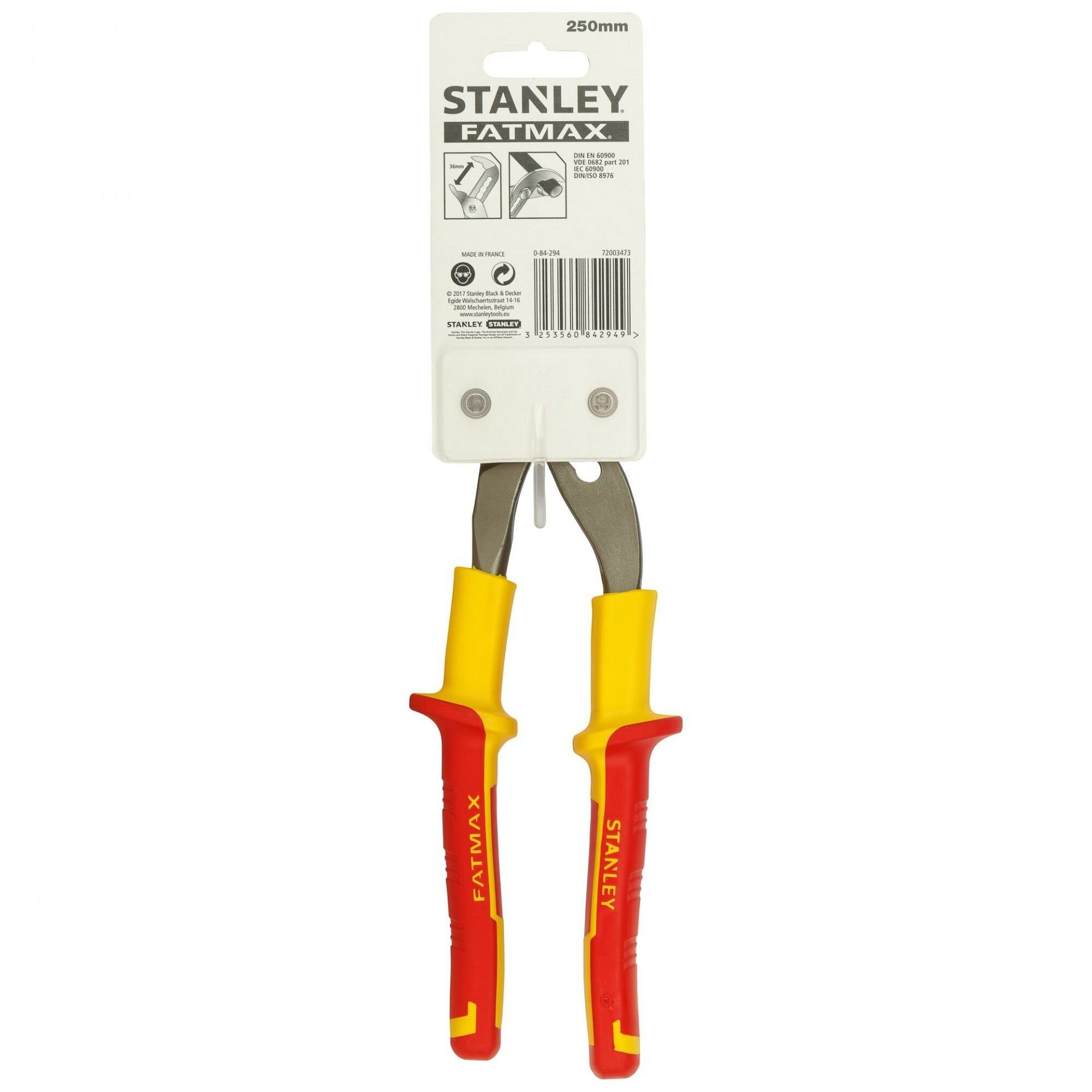 Alicate extensivél 250mm VDE refª 0-84-294 STANLEY