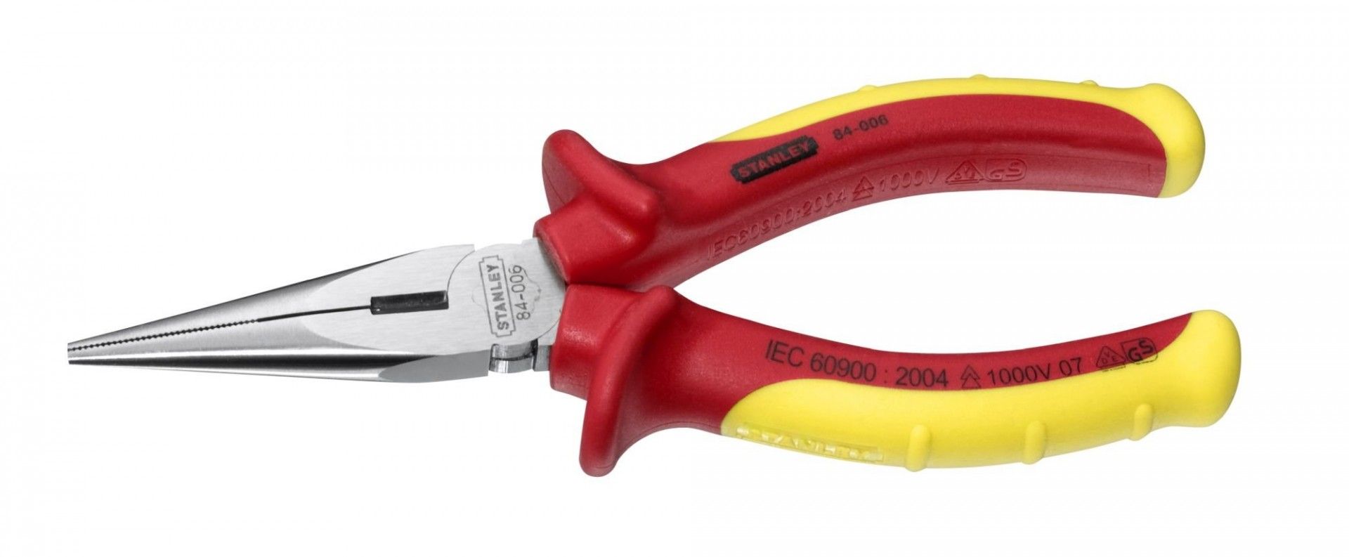 Alicate VDE 1000V Semi-redonda reta 200mm refª 0-84-007 STANLEY