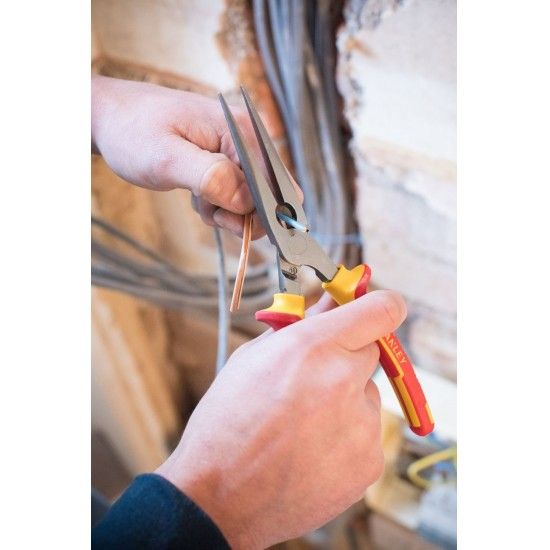 Alicate VDE 1000V Semi-redonda reta 200mm ref 0-84-007 STANLEY