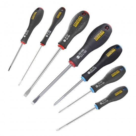 Jogo de chaves de fenda FatMax - Jogo 7 Peas Plano/Pozidrivee ref 0-65-425 STANLEY