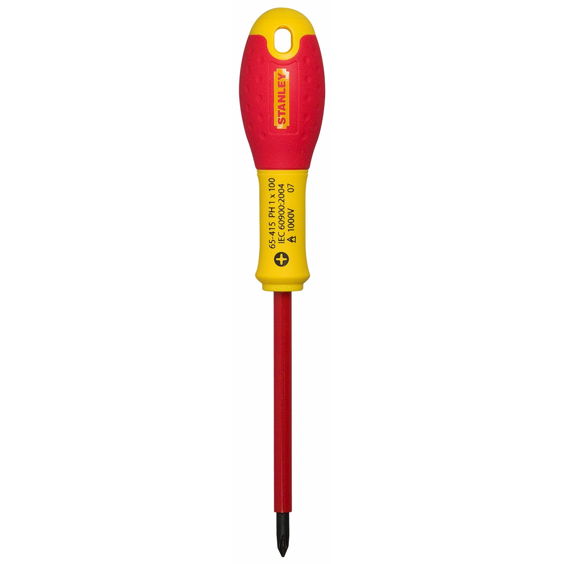Chave de fenda FatMax® Phillips PH1 X 100 mm refª 0-65-415 STANLEY