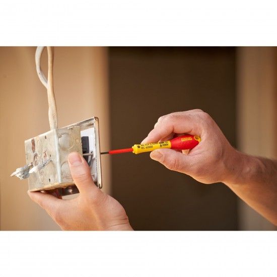 Chave de fenda FatMax® Plano 2,5 X 50 mm refª 0-65-410 STANLEY Chave de fenda FatMax® Plano 2,5 X 50 mm refª 0-65-410 STANLEY