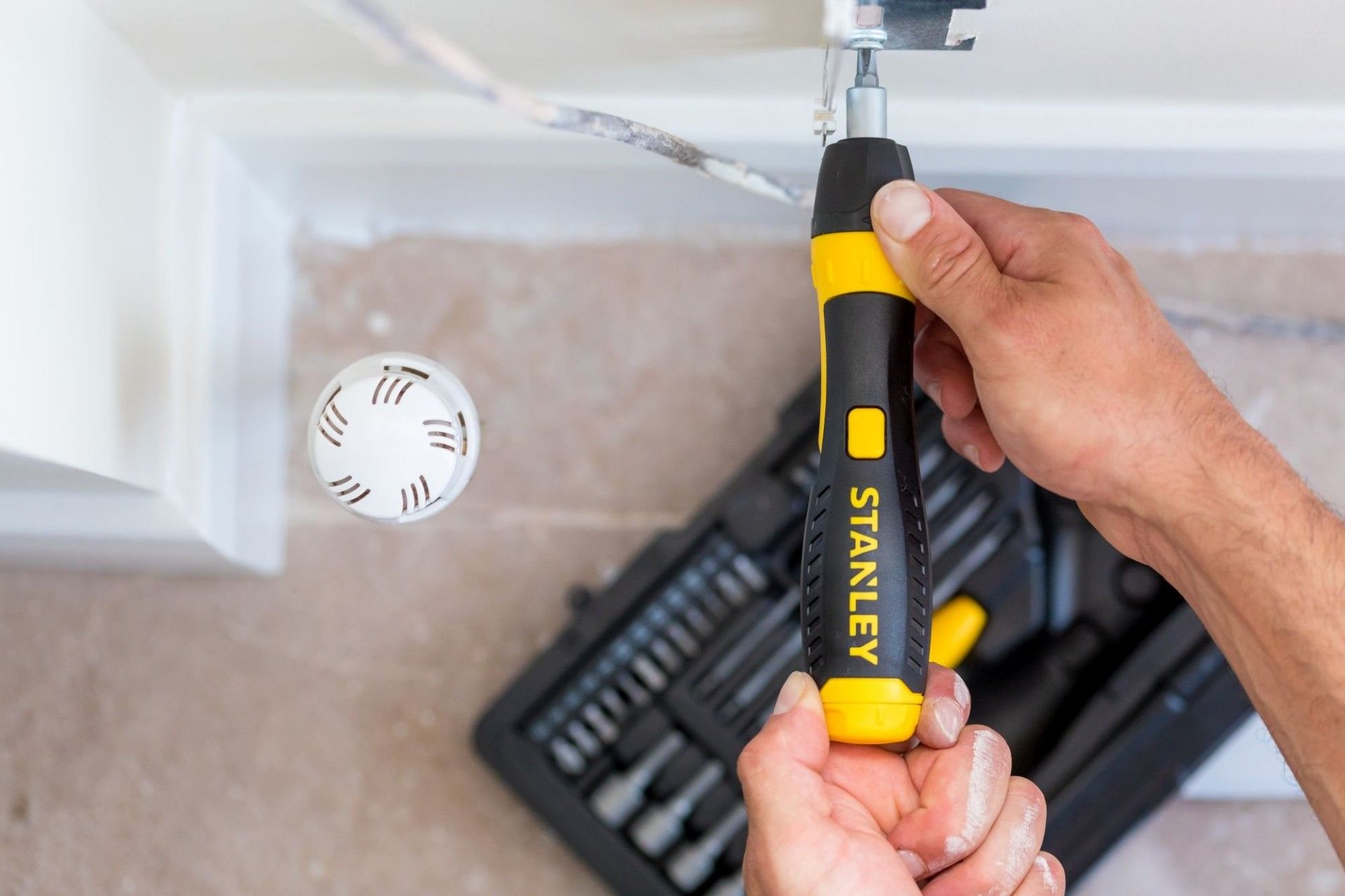 kit chave punho c/roquete 38 peças refª 0-63-038 STANLEY