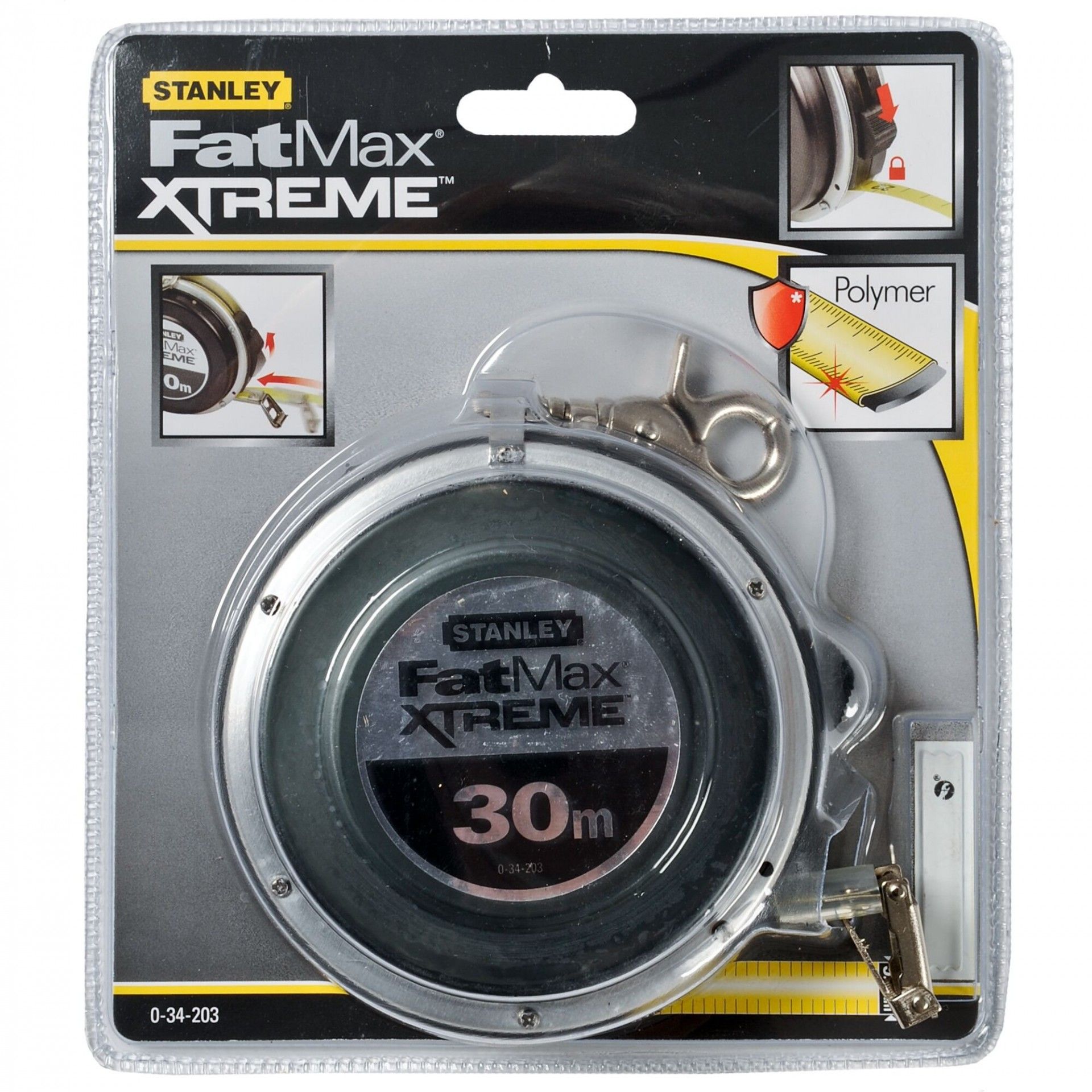 Fita longa Fita longa Fatmax Pro autoretráctil 30m refª 0-34-203 STANLEY