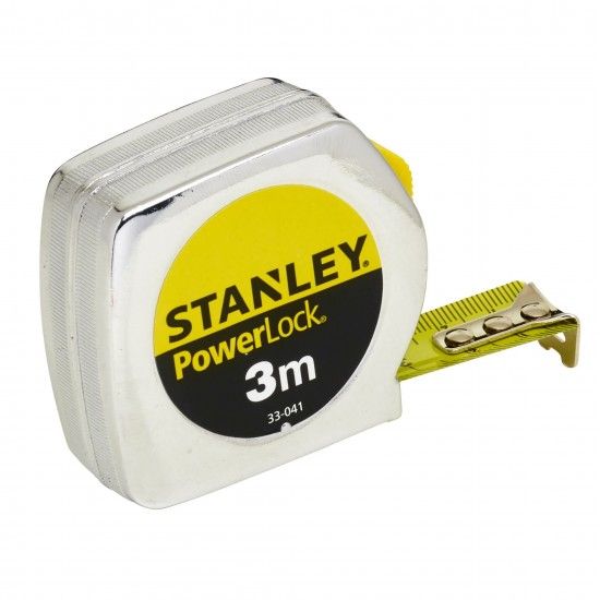 Fita métrica Powerlock Classic 3m x 12,7 mm -Caixa metálica refª 0-33-218 STANLEY Fita métrica Powerlock Classic 3m x 12,7 mm -Caixa metálica refª 0-33-218 STANLEY