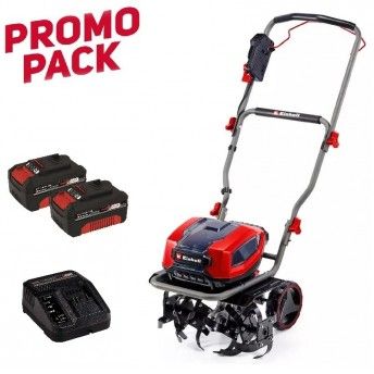 Enxada a Bateria Einhell GP-CR 36/45 Li E BL - Solo [3431220] + 2 baterias 4.0Ah [4511489] + Carrega