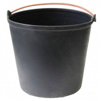 Balde obras 15L preto